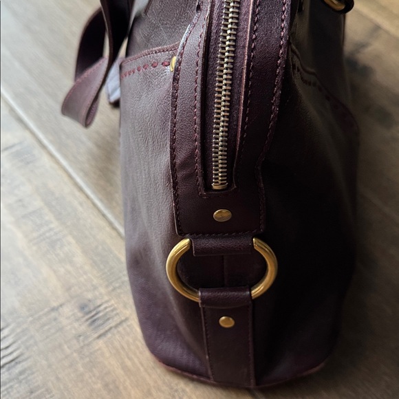 Yves Saint Laurent Dark Brown Satchel - Picture 3 of 4